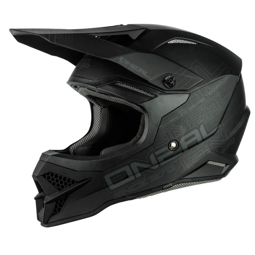 XS O’Neal 2023 3 SRS Solid V23 Helmet Flat Black